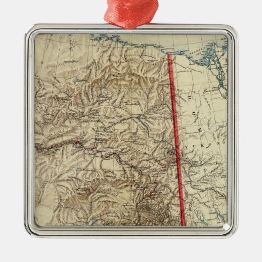 Alaska 5 metalen ornament (Voorkant)