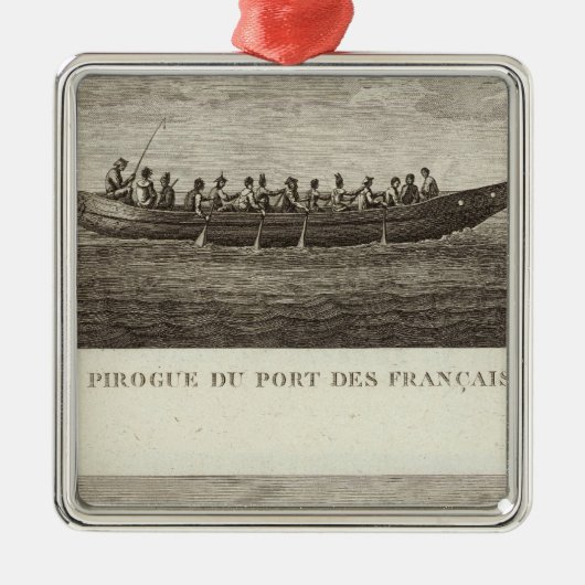 Alaska 6 metalen ornament (Voorkant)