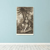 Alaska 7 canvas afdruk (Insitu (Houten vloer))