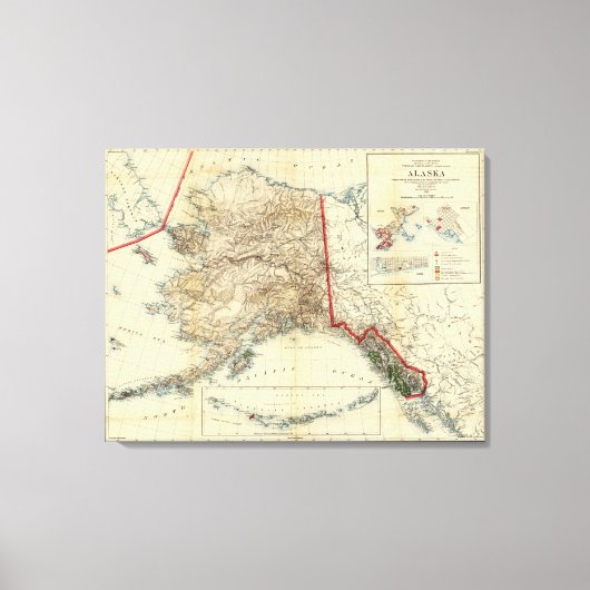 Alaska 7 canvas afdruk (Voorkant)