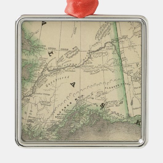 Alaska 9 metalen ornament (Voorkant)