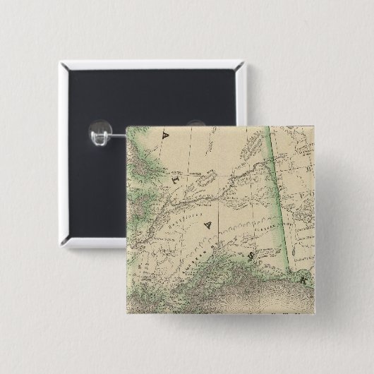 Alaska 9 vierkante button 5,1 cm (Voorkant /achterkant)