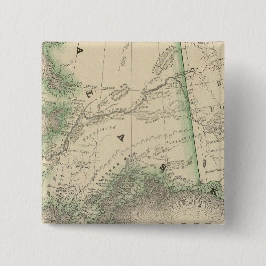 Alaska 9 vierkante button 5,1 cm (Voorkant)