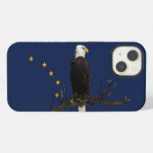 Alaska Adelaar En Vlag iPhone Hoesje (Achterkant horizontaal)