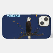 Alaska Adelaar En Vlag iPhone Hoesje (Achterkant horizontaal)