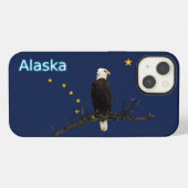 Alaska Adelaar En Vlag iPhone Hoesje (Achterkant horizontaal)
