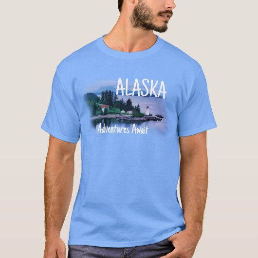 Alaska Adventure Awaits T-shirt (Voorkant)