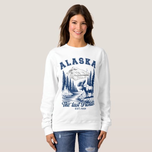 Alaska Adventure Landscape with Moose Trui (Voorkant volledig)