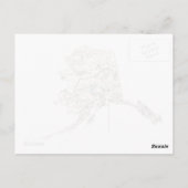 Alaska Afbeelding Kaart Antiek State Chart (Achterkant)