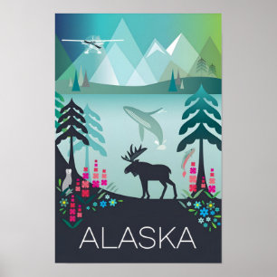 Alaska Afdruk Poster
