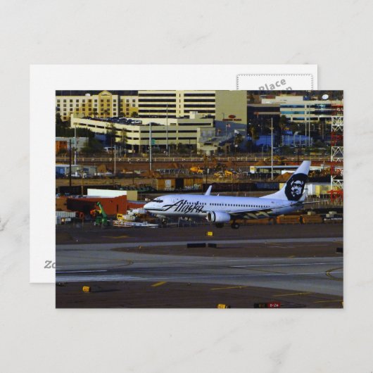 Alaska Airlines Briefkaart (Voorkant / Achterkant)