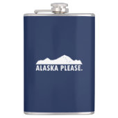 Alaska Alsjeblieft Heupfles (Voorkant)