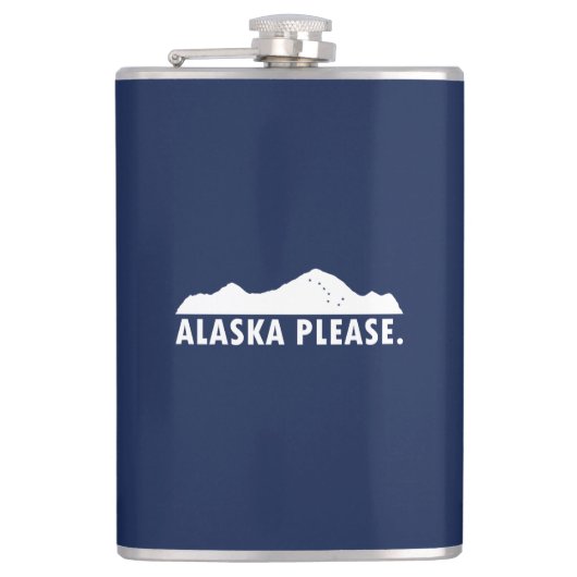 Alaska Alsjeblieft Heupfles (Voorkant)