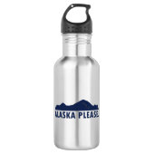 Alaska Alsjeblieft Waterfles (Voorkant)