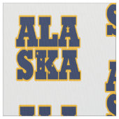 Alaska Amerikaanse staatsvlag Stof (Close Up)