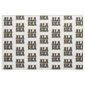 Alaska Amerikaanse staatsvlag Stof (Fat Quarter)