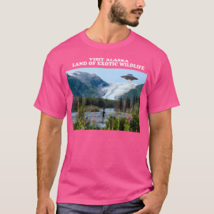 Alaska - Amerika's UFO-vakantieplek voor exotische T-shirt