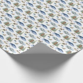 Alaska Animal Toile (Original Colors)  Cadeaupapier (Hoek)