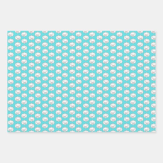 Alaska Animals Holiday Wrapping Paper  (Voorkant 3)