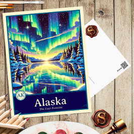 Alaska | Anime Style Cel Shaded Briefkaart