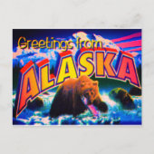 Alaska ansichtkaart briefkaart (Voorkant)
