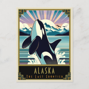 Alaska   Art. Deco Briefkaart