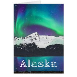 Alaska Aurora - 5" x 7" Art Kaart