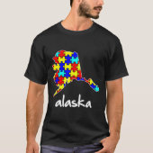 Alaska Autism Awareness T-shirt (Voorkant)