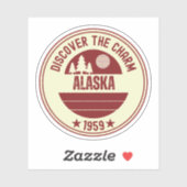 Alaska Avontuur - De Laatste Frontier Cadeau Sticker (Vel)