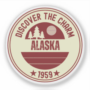 Alaska Avontuur - De Laatste Frontier Cadeau Sticker