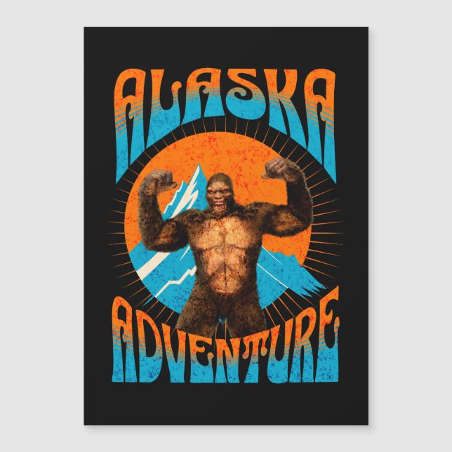Alaska Avontuur Grappige Sasquatch (Voorkant)