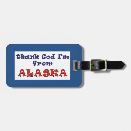 Alaska Bagagelabel (Voorkant horizontaal)