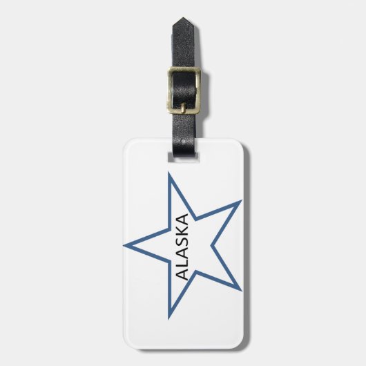 Alaska Bagagelabel (Voorkant verticaal)