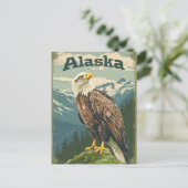 Alaska Bald Eagle Briefkaart (Staand voorkant)