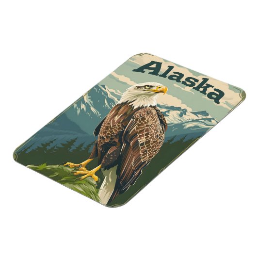 Alaska Bald Eagle Magneet (Linkerzijde)
