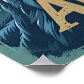 Alaska Bald Eagle Portret Poster (Hoek)