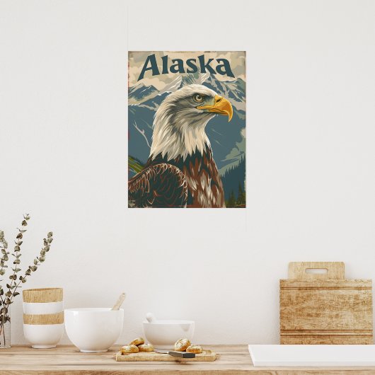 Alaska Bald Eagle Poster (Keuken)