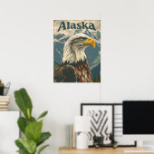 Alaska Bald Eagle Poster (Thuiskantoor)