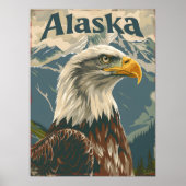 Alaska Bald Eagle Poster (Voorkant)