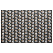 Alaska Bald Eagle Stof (zwart) (Fat Quarter)