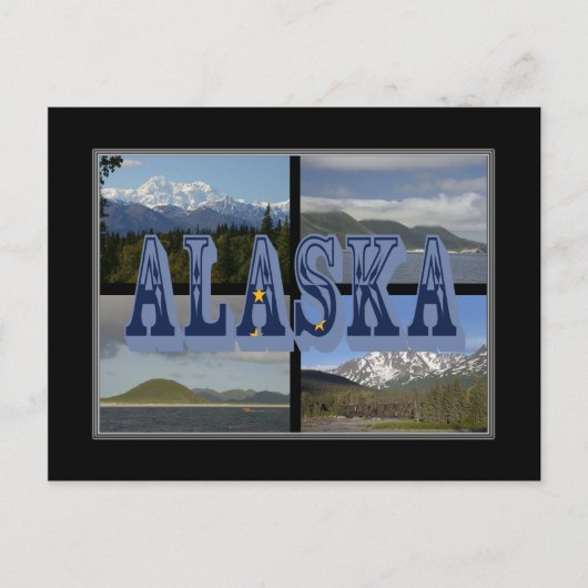 Alaska Beautiful Landscapes Post Kaart (Voorkant)