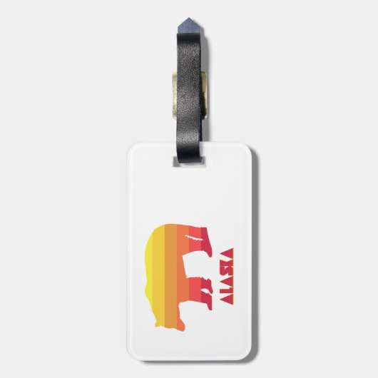 Alaska Beer Bagagelabel (Achterkant verticaal)