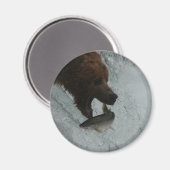Alaska Beer vangen zalm Magneet (Voorkant / Achterkant)