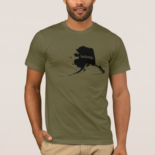 Alaska Belong State Pride T-shirt (Voorkant)