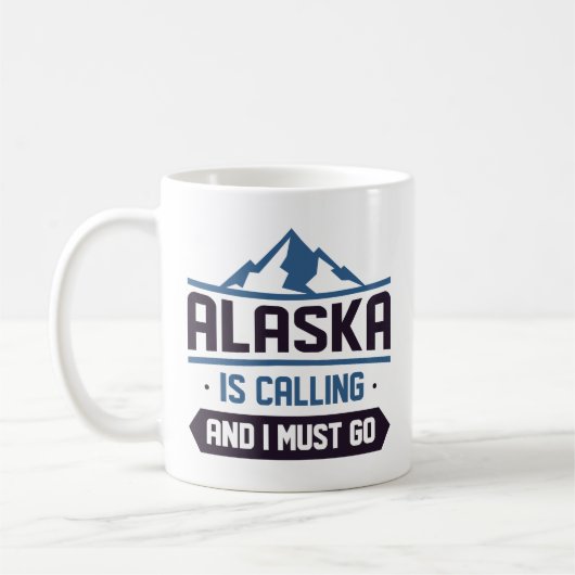 Alaska belt en ik moet gaan koffiemok (Links)