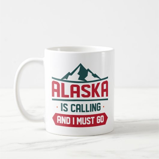 Alaska belt en ik moet gaan koffiemok (Links)