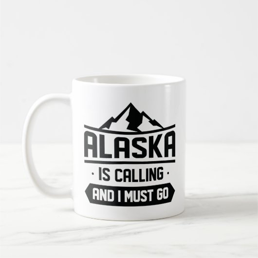 Alaska belt en ik moet gaan koffiemok (Links)