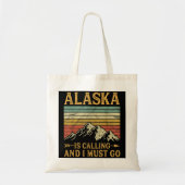 Alaska belt en ik moet gaan tote bag (Voorkant)