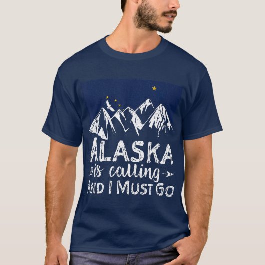 Alaska belt en ik moet naar Alaskan gaan T-shirt (Voorkant)
