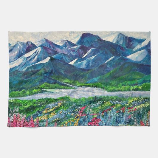 Alaska Berg Keukenhanddoeken (Horizontaal)
